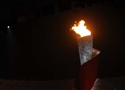 Ligthing of Olympic Flame Beijing 2008