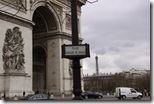 L'arc de triomphe Paris