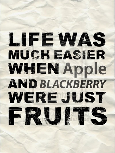 Apple si Blackberry