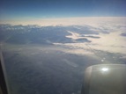 alpii vazuti din avion
