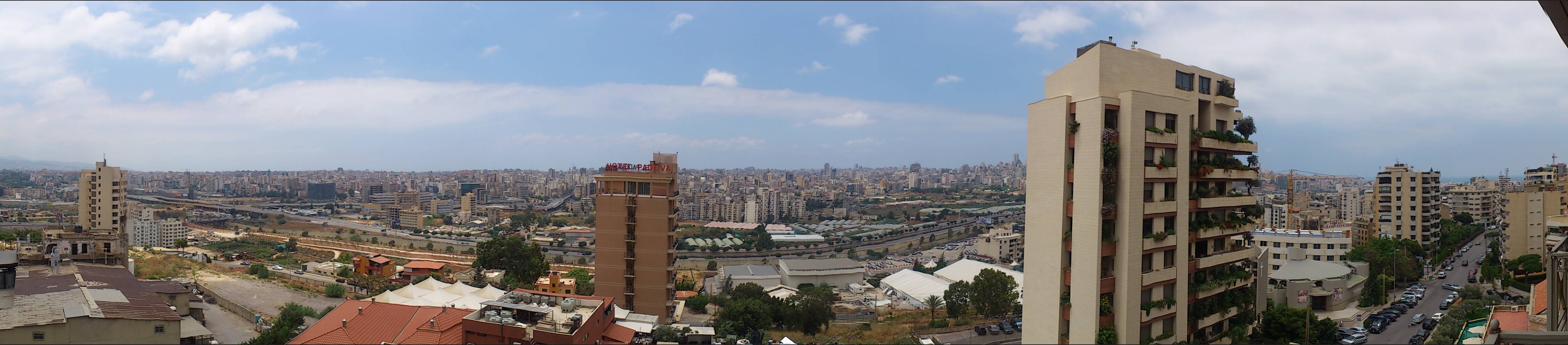 Beirut panorama from Metropolitan Palace