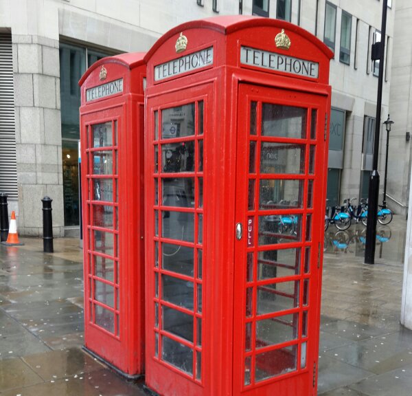 Telefon public in Londra